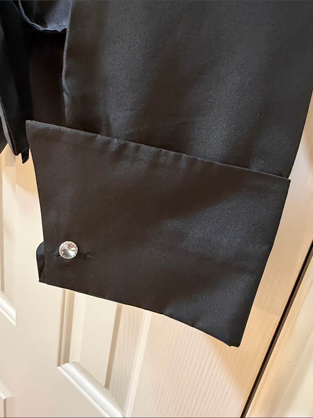 MSK Black Satin Tie-Waist Blazer - Picture 4 of 4